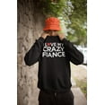 thumbnail image 3 of Old Glory Mens I Love My Crazy Fiance Long Sleeve Graphic Sweatshirt, 3 of 6