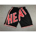 thumbnail image 1 of Miami Heat Retro Embroidered Zipper Pocket Shorts Basketball Pants Embroidered Shorts, 1 of 2