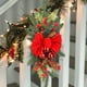 thumbnail image 5 of Guirnalda de guirnalda con adornos colgantes, inalámbrica, preiluminada, para escaleras, Navidad, bricolaje, accesorios colgantes, coronas, decoración navideña, 5 of 5