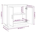 thumbnail image 4 of vidaXL Sideboard White 80x40x75 cm Engineered Wood, 4 of 5
