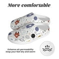 thumbnail image 6 of Kdxio Rocket Planets Women's Men's Slippers Plush Slip-On House Slipper for Winter Indoor Soft Cushion Non-slip Fluffy Slides Slippers-39/40, 6 of 7