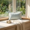 thumbnail image 3 of Unique Bargains 2Pcs Smooth Wrinkle Resistant Cotton Pillowcase Queen Light Blue, 3 of 3