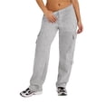 thumbnail image 1 of Pantalones Cargo de Mujer, de Felpa, de Talle Alto, Holgados, Estilo Deportivo, para Mujer, Pantalones Casuales con 8 Bolsillos. Gris M, 1 of 9
