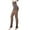Gray, variant on Letdown Women's Sheer Lined Tights 260g Thermal Footed Pantyhose Winter Warm Semi-Transparent Stretch Leggings (Khaki,One Size)