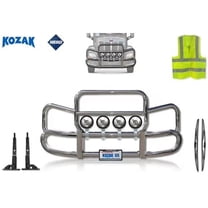 Herd 300 Compatible with 579 2012-2021 Grille Deer Moose Brush Bumper Guard Chrome