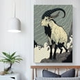 thumbnail image 5 of Chinese Zodiac Sign Poster Goat Wall Art Picture Painting Poster Canvas Print Posters Artworks Bedroom Living Room Decor 08x12inch(20x30cm), 5 of 6