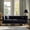 Black, variant on Black Velvet Sofa Couch, 83" Modern Button-Tufted Sofa with 2 Pillows & Gold Legs, Chesterfield Sofa Couch Upholstered 3 Seater Couches, Large Sectional Couch, Deep Seat Sofa for Living Room