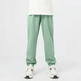 thumbnail image 2 of HVOBTTY Toddler's Jogger Pants Solid Elastic Waist Lightweight Breathable Bug Proof Casual Trousers, 2 of 5