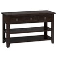 thumbnail image 1 of Jofran Kona Grove Console Table in Rustic Chocolate, 1 of 4