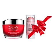 Olay Regenerist Microsculpting Cream Fragrance-Free 1.7 oz and Olay Fresh Reset Clay Mask Stick Bundle
