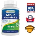 thumbnail image 7 of 3 Pack Best Naturals MK-7 Vitamin K2 100 mcg 60 Vegetarian Capsules, 7 of 7