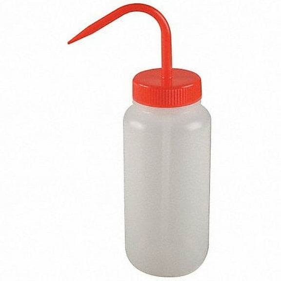 Lab Safety Supply Wash Bottle,1000mL,Standard Spout 6FAU0