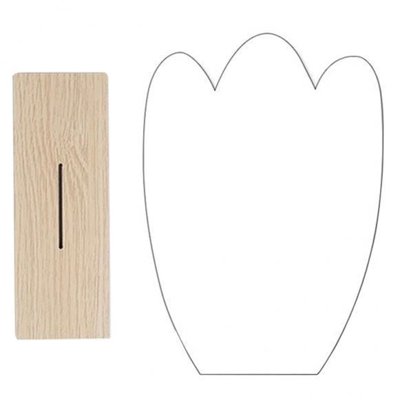 2x Espejo de acrílico irregular para maquillaje, espejo de con decoración de , espejo cosmético Yinane Espejo para maquillarse