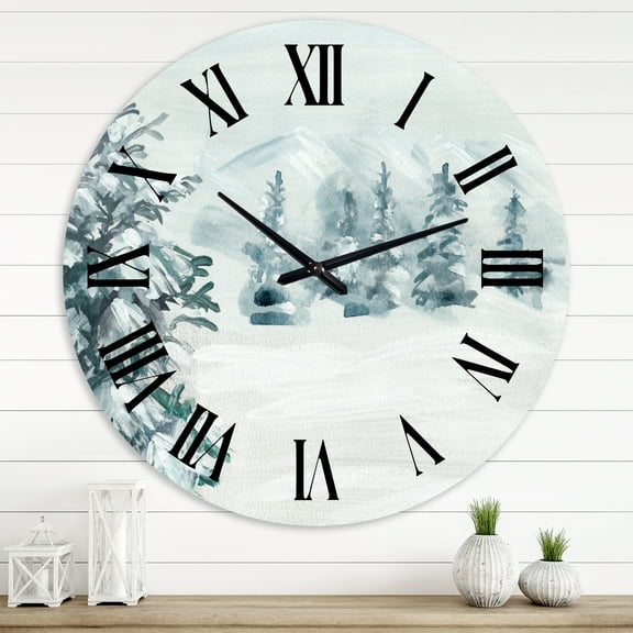 Designart 1 in Traditional Wall Clock