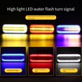thumbnail image 3 of BTOER 12V 2PCS Motorcycle Turn Signals Light Flowing Water Flasher Rear Stop Light, 3 of 7