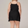 thumbnail image 3 of yillto Plus Size Women's Nightgown Spaghetti Strap Sleepwear Sleeveless Scoop Neck Cami Sleep Dress, 3 of 7