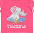 thumbnail image 4 of Inktastic My Great Grandma Loves Me to the Moon and Back Elephant Boys or Girls Toddler T-Shirt, 4 of 5