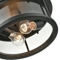 thumbnail image 2 of 4442-PBK-Millennium Lighting-Bresley - 2 Light Outdoor Flush Mount-5.25 Inches Tall and 12 Inches Wide-Powder Coated Black Finish, 2 of 7