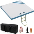 thumbnail image 1 of Towallmark Inflatable Floating Dock, Thick Non Slip Swim Platform For Lakes Pools, Portable Air Dock With Carrying Bag, Floating Island For Beach Ocean Adults, 1 of 6