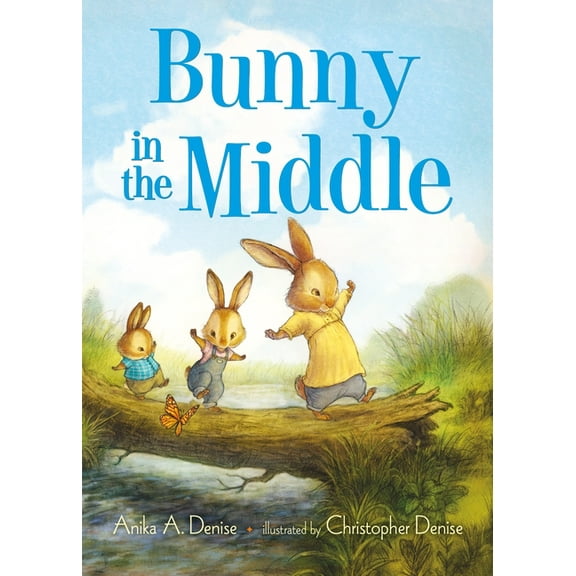 Bunny in the Middle, (Board Book)