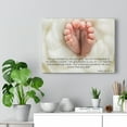 thumbnail image 2 of Scripture Walls Psalm 139:13-14 Fearfully and Wonderfully Made Bible Chapter Canvas Christian Wall Art Ready to Hang Unframed, 2 of 9