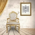 thumbnail image 3 of Vess, June Erica 25x32 Gold Ornate Wood Framed with Double Matting Museum Art Print Titled - Monochrome Microphone II, 3 of 4