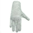 thumbnail image 4 of Handmade Glove Silver Classic Michael's Rhinestone Punk for Men Boys Show, 4 of 7