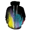 thumbnail image 1 of Sudadera con capucha para hombre y mujer, con diseño 3D de salpicaduras de polvo y teñido anudado, con cremallera, para otoño e invierno, para ocio y moda., 1 of 6