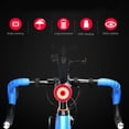 thumbnail image 4 of SPRING PARK Smart Induction Auto On/Off Rear Bicycle Flashlight Ultra Bright Back Brake USB Rechargeable Safety Red Led Taillight Waterproof Road Cycling Lights, 4 of 7