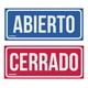 thumbnail image 1 of Letrero 'abierto/cerrado' 28 X 12 Cm Truper TRUPER LIN-01, 1 of 2