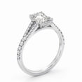 thumbnail image 2 of Dash Jewel 2.1 Ct Emerald Cut Lab Created Diamond Engagement Wedding Ring for Women – 14K White Gold Plated – Sophisticated Proposal Ring – Gift for Her on Special Celebrations, 2 of 4