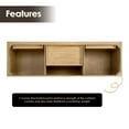 thumbnail image 6 of Solana 72" Wood Vanity Base in Weathered Fir without Top and Sink no Mirror, 6 of 12