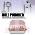 thumbnail image 3 of Handheld Hole Puncher, Transparent Plastic Punch for A4 B5 A5 Paper, Adjustable Hole Customization for Notebooks Cards Invitations, 3 of 7