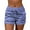 Blue, variant on Puntoco Women Clearance Short Pants Drawstring Casual Pocket Loose Printed Sports Shorts Pants