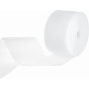 54.6 Yards Translucent Drapery Buckram 3.2 Inch White Heading Tape Sew-in Fabrics Drapes for Home Sewing Window Curtains Garment Accessories diy