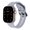 Light Gray, variant on Waloo Explorer Silicone Silicone Band for Apple Watch 40/41/42mm - Midnight Green