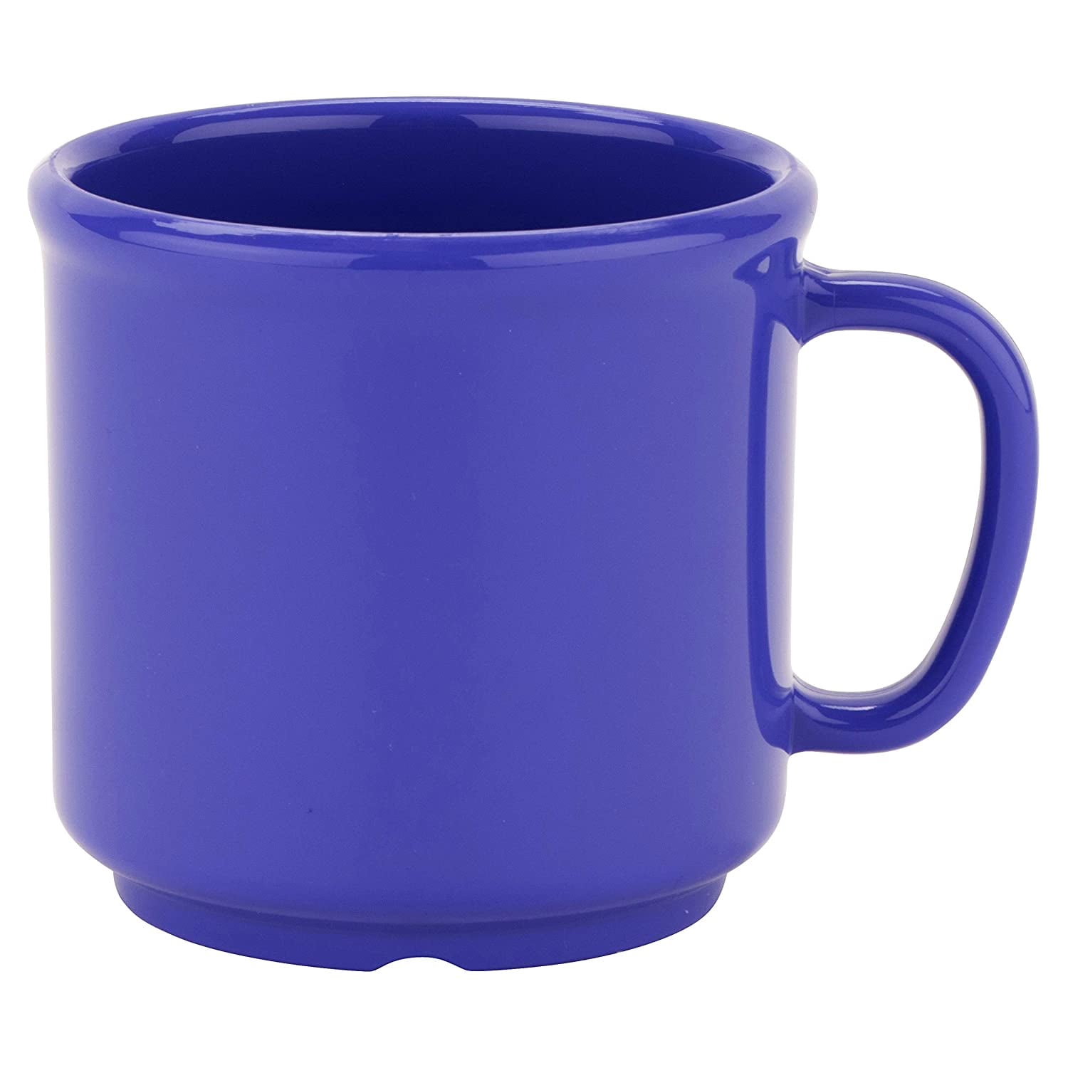 G.E.T. 12oz Non-Breakable Brown Coffee Mug with Handle, Heavy-Duty  Shatterproof Plastic (Set of 4) - Walmart.com