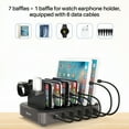 thumbnail image 4 of Jahy2Tech 6 Multi Port USB Charger Charging Station Desktop Travel For iPhone Android, 4 of 5