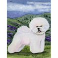 thumbnail image 1 of 11 x 15 in. Bichon Frise Flag Garden Size, 1 of 1