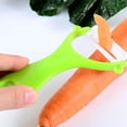 thumbnail image 2 of Peeler For Vegetables And Fruits Peeler Set, Quickly Peels Apple, Potato, Corn, Ginger, Citrus, Avocado, Mango and More (green 2pack), 2 of 7