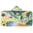 thumbnail image 5 of Yayeee Kids Hooded Towels Toddler Soft Absorbent Beach Bathing Wrap 50" x 23.5", Art Field, 5 of 5