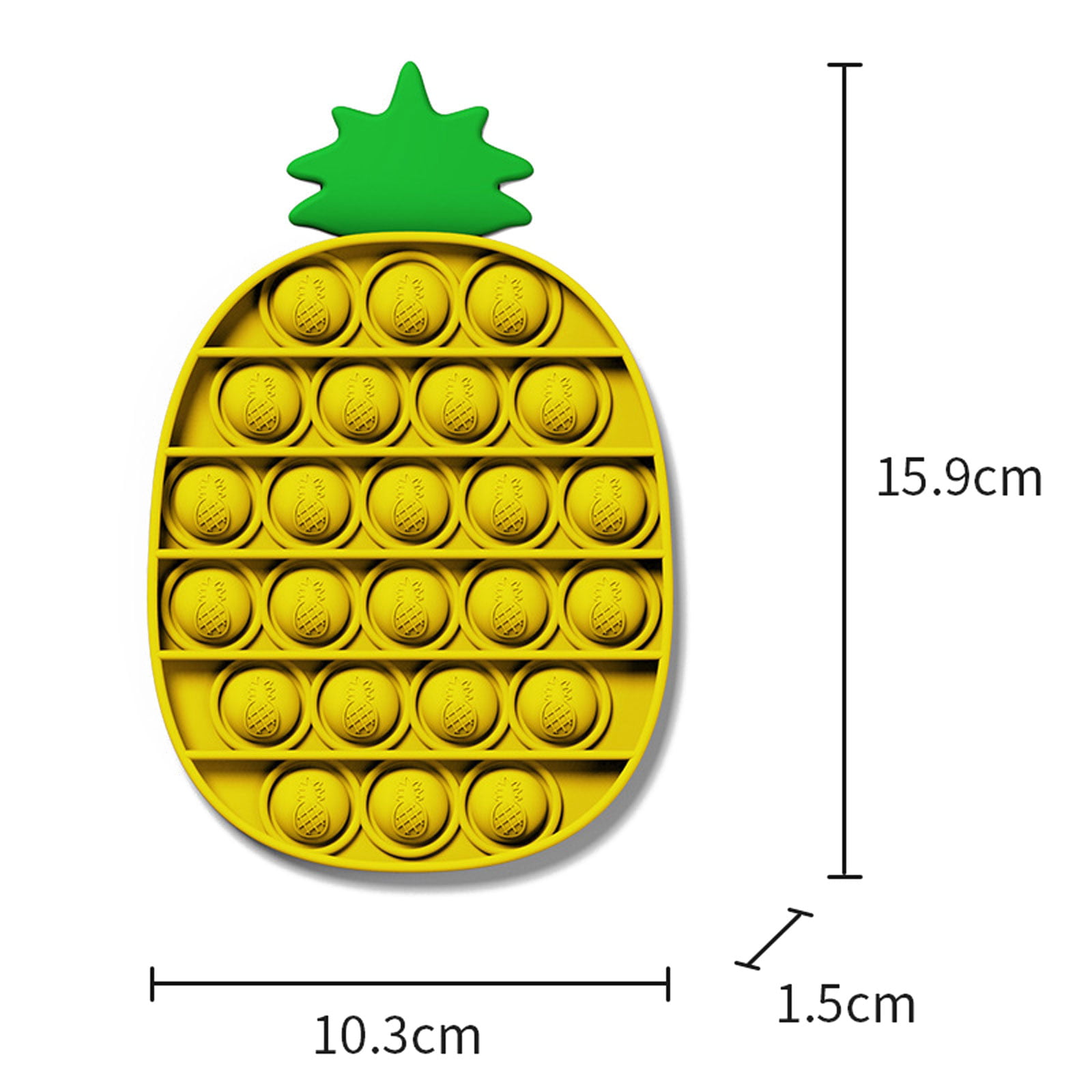 5Pcs Pea popper Pineapple Ball Fidget Sensory Toys Anti Stress Anxiety Reliever 