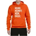 thumbnail image 2 of Wild Bobby, Mama. Mommy. Mom. Bruh. Mother's Day Unisex Hoodie Sweatshirt, Orange, 3X-Large, 2 of 6