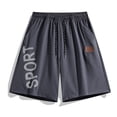 thumbnail image 6 of IhhxPro Men's Athletic Shorts with Pockets Quick Dry Sport Men Casual Drawstring Lightweight Breathable Training Jogging Gym Workout Summer Loose Fit S-2XL, 6 of 7