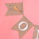 thumbnail image 3 of IFANLANDOR Banner Colgante Decorativo De Lino Con De Jirafa Para Fiesta Y Ambiente Alegre, 3 of 5