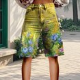 thumbnail image 2 of kaondbfi Women's Summer High Waisted Shorts Knee Length Fashionable and Casual Style with Pockets Lightweight and Breathable, 2 of 4