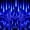 Blue, variant on 2Pack Meteor Shower Rain Lights, Waterproof 30cm 8Tubes 288LEDs Waterfall Falling Cascading Rain Drop Solar Icicle String Lights for Garden Christmas Wedding Party Decorations