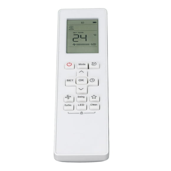 AC Remote Control, Impact Resistance Comfortable Grip Long Lasting Air Conditioner Remote ABS for Century
