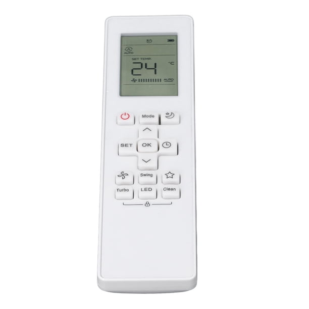 Control Remoto De Aire Acondicionado, Control Remoto De CA De Alta Dureza Resistencia Al Impacto Agarre Cómodo Para Marte