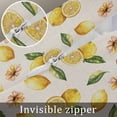 thumbnail image 7 of Yellow Lemon Throw Pillow Cover 12 x 20 Inch Decorative Pillow Cover Summer Fruit Flower Retro Watercolor Beige Lumbar Pillowcase Seasonal Rectangle Cushion Case for Couch Sofa Bed Living Room, 7 of 7